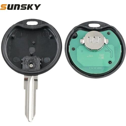 Straight Car Key Tip Embryo 433.92 Frequency for Mercedes-Benz Smart 3-button