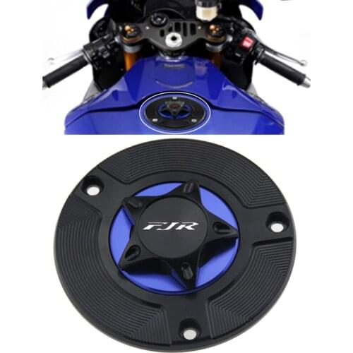 Motorcycle Gasoline Gas Diesel Fuel Oil Filler Tank Cap Cover Trim For YAMAHA FJR 1300 FJR1300 2003 2004 2005 2006 2016