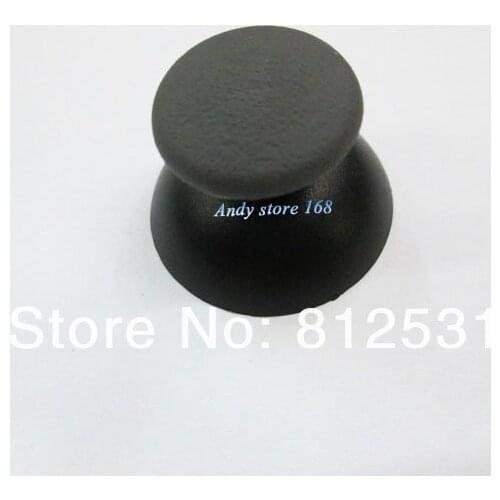 New Black 3D Analog Joystick Mushroom Head Cap For PS3 Repair Parts 50pcs/lot