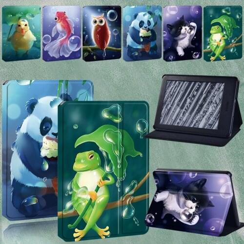 New Soft Shell Tablet Case for Kindle 10th 2019/Kindle 8th 2016 6"/Kindle Paperwhite 1 5th/2 6th/3 7th/4 10th Anima Pattern Case