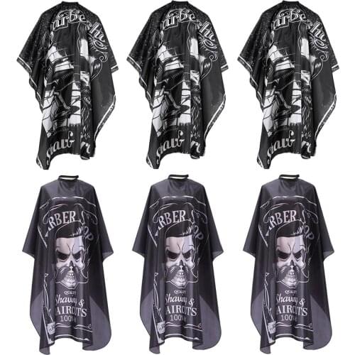 Bulk 6pcs Salon Cutting Cape Waterproof Styling Perming Gown With Snap Buckle
