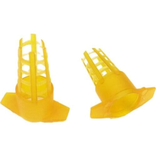 200Pcs/lot Beekeeping Tools Plastic Bee Queen Cage Protective Cover Cell Protector Cages Queen Rearing Beekeeping Equipment