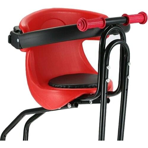 Front Mounted Child Bike Seat with Guardrail and Pedal Baby Kids' Bicycle