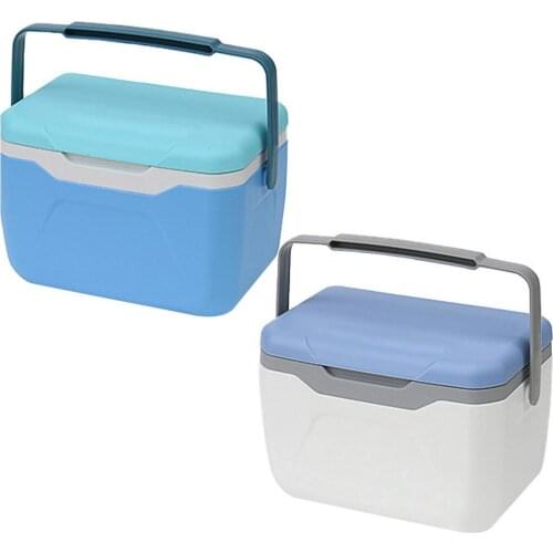 Outdoor Camping Portable Refrigerator Portable Incubator Fruit Fresh-keeping Box Ice Cream Refrigerator Car Incubator 5.5L