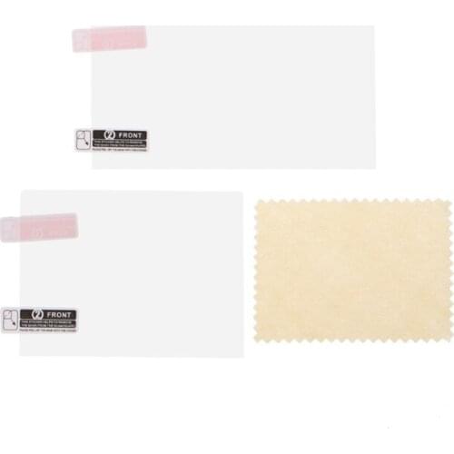 2017 New Promotion Clear Top + Bottom Screen Protectors LCD Screen Film For Nintendo For 3DS XL LL