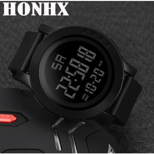 Luxury Men Analog Digital Military Sport Led Waterproof Wrist Watch Sport Timing Watch Intelligent Electronic Watch Montre Homm