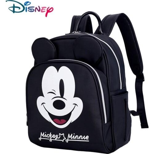 Disney mickey diaper bag mummy bag fashion trend mickey minnie mom bag backpack large capacity travel baby diaper bag handbag