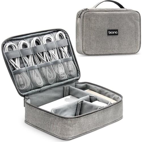 TUUTH Cable Storage Bag Charger Bag Organizer Charger USB Earphone Package Data-line Digital Storage Pouch