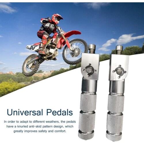 Universal Pedals Aluminum Motorcycle Rearset Footrests Motorcycle Modification Accessories ATV Scooter Pedals Folded Footpeg