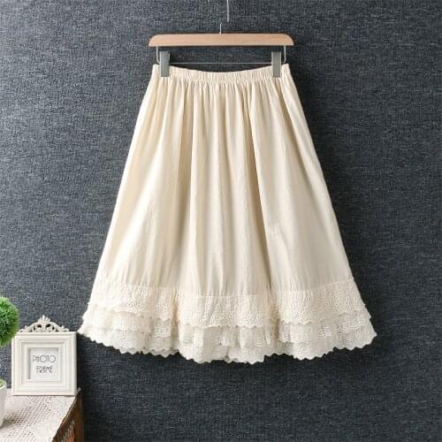 Lamtrip 2021 Vintage Lace Ruffles Layers Lolita Skirt Boutique Quality Saia Fairy