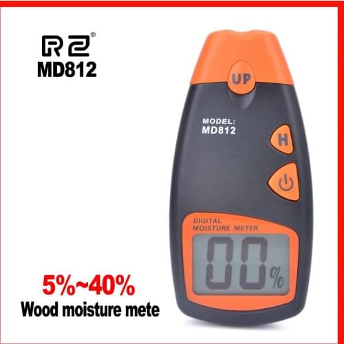 High Precision Wood Moisture Meter Measure Range 2~40%RH with two Test Pins RZ MD812