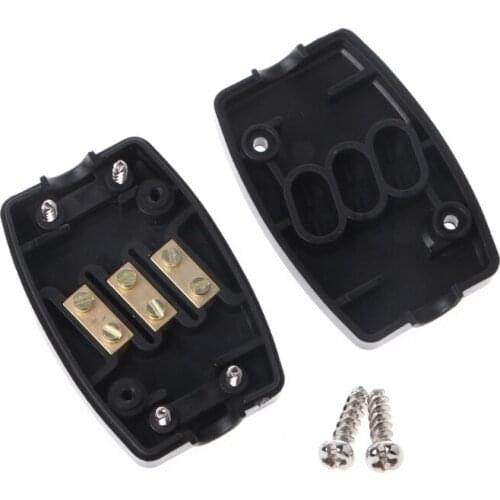 13A InLine Connector Box 3 Terminal Join Flex Cable Wire Mains Electrical Joiner 85DA