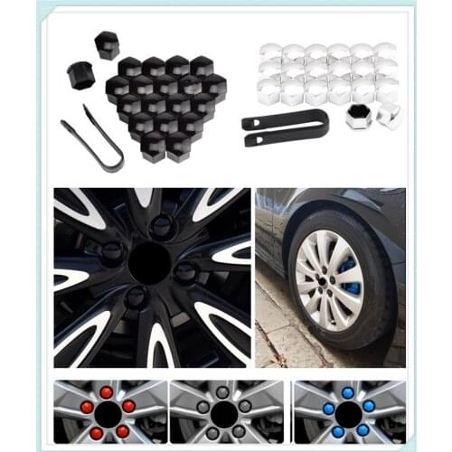 20pcs car wheel cover screw protector nut dustproof 17 19 21mm for Porsche 918 Cayman Boxster 919 718 GT3