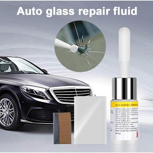 3 Pcs A Set Auto Car Glass Repair Fluid Windshield Crack Repair Tool Glass Scratch Repair Device Suitable For Most Cars
