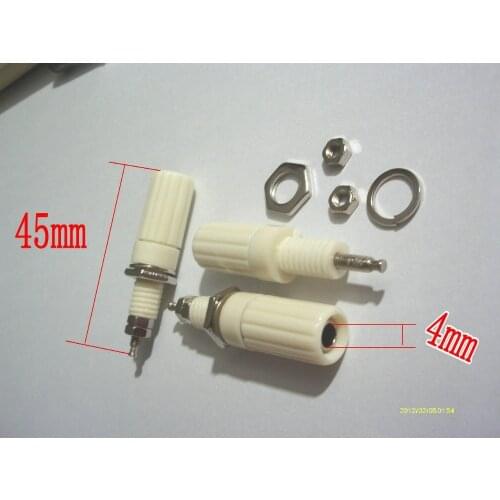300 PCS Binding Post Speaker cable for 4MM Banana plug Length 45 mm New