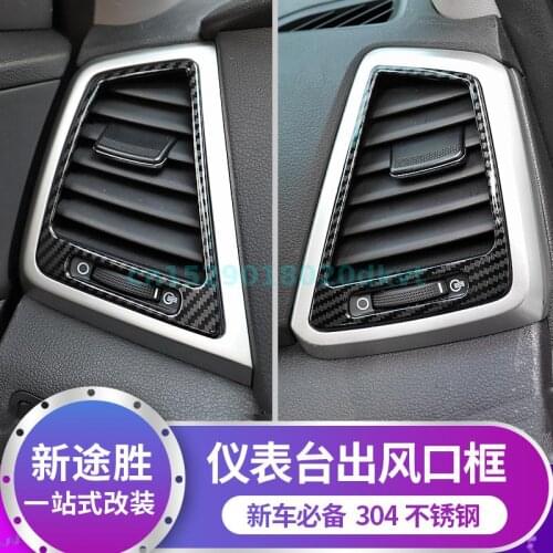 Before Central control instrument sequined air outlet decorative frame brand new For Hyundai Tucson 2015-2018 car accessories