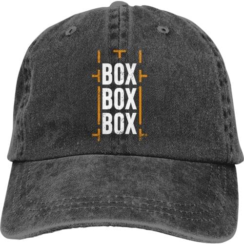 'Box Box Box' Formula 1 Racing Pitstop Baseball Cap Men Formula 1 F1 Caps colors Women Summer Snapback Caps