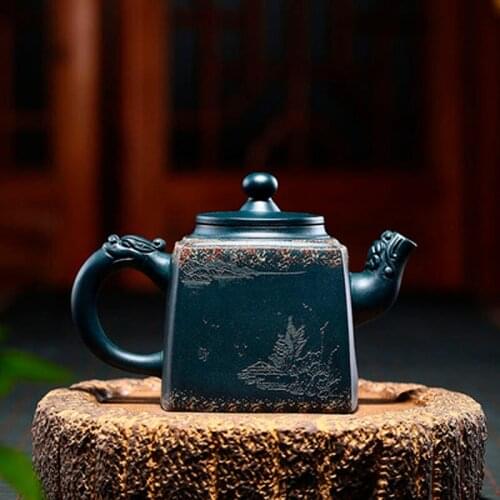 350 ml Yixing Purple Clay Teapots Large Capacity Kettle Handmade Zisha Teaware