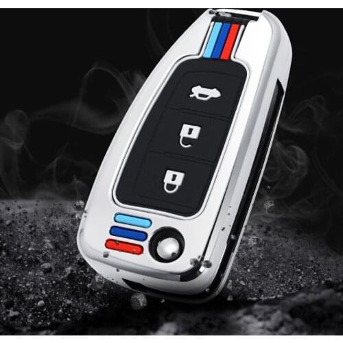 Zinc Alloy key fob cover case cap protect skin set for Nissan Rogue 2017 2018 Qashqai skyline Alissa x-trail keyless Remote