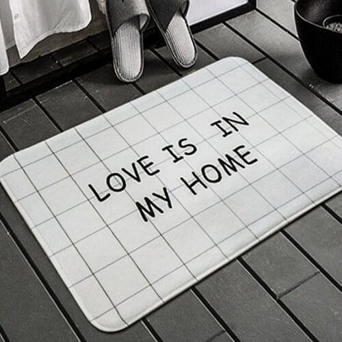 Household Floor Mat/carpets For Living Room Door Mat Bedroom Decor Rug For Bathroom Absorbent Entrance Non-slip Pad Carpet