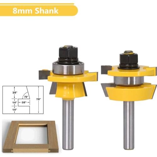 8mm shank-2PCS solid carbide woodworking insert router bit,lines engraving milling cutter,trimming machine end mill,wood knife
