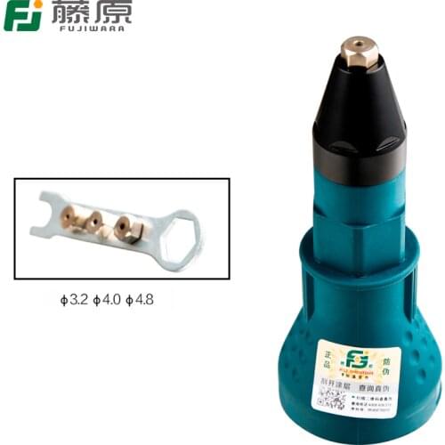 FUJIWARA Rivet Nut Tool Adaptor Electric Rivet Nut Gun Riveting Tool Cordless Drill Adapter Rivet Nut Gun