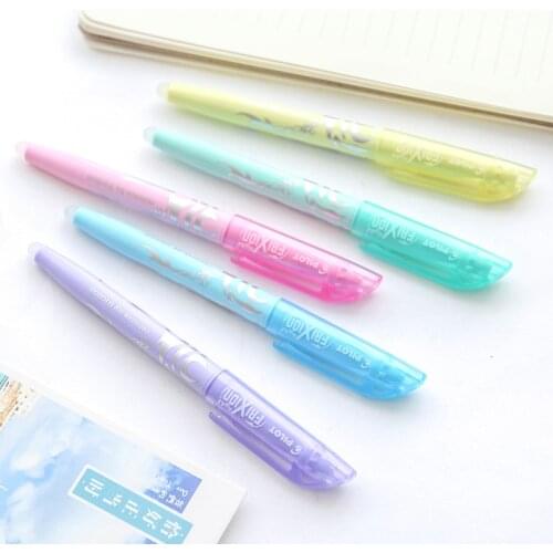 PILOT FriXion Erasable Markers Student Drawing Painting Design Pastel Highlighters Color Scrapbooking Kawaii Stationery Japanese