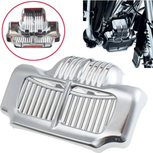 Motorcycle Chrome Stock Oil Cooler Cover For Harley Touring Road King Electra Street Glide Trike FLHT FLTR FLHX 2011-2014 2015