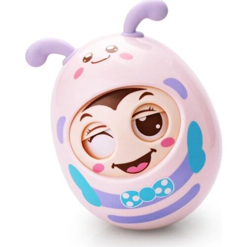 Cartoon Baby Tumbler Toy Wink Design Educational Cute Tumbler Roly-poly Toy for Child