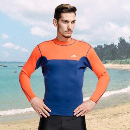 SBART mens 2mm neoprene wetsuit, neoprene wetsuit, boys jersey, wetsuit youth swimming bodyboarding snorkeling diving top