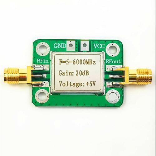 NEW 5M - 6GHz RF ultra-wideband medium power amplifier gain 20dB