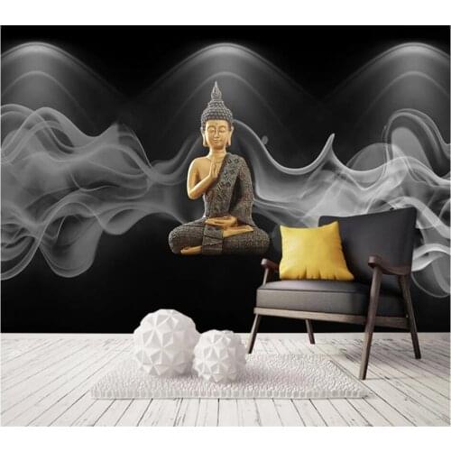 Wellyu Custom wallpaper 3d chinese style zen buddhism обои background wall living room bedroom zen room decorative painting обои