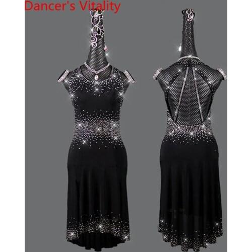 Latin Dance Professional Clothes Dress for Women Latindancing Costumes High-End Custom Adult Child Chacha Dance Wear Outfit