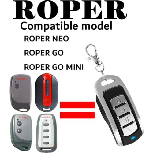 ROPER NEO remote control for gate compatible ROPER gate garage door remote control 433mhz rolling code and fixed code
