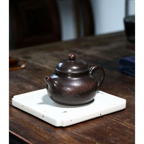 Rong Tian China Kettle Ceramic Teapot For Tea Puer Oolong Tea Set Handmade