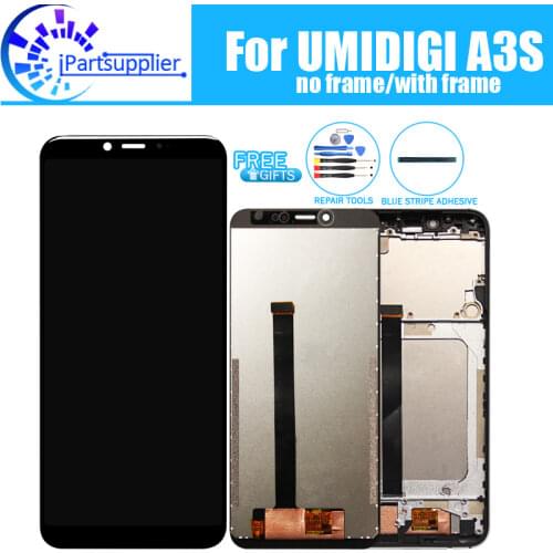 UMIDIGI A3S LCD Display+Touch Screen Digitizer +Frame Assembly 100% Original New LCD+Touch Digitizer for UMIDIGI A3S+Tools