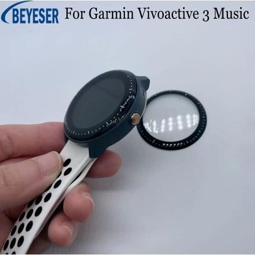 High Quality Easy to Install Full Cover Screen Scratch Proof Protective Film 3D Curved Edge Film For Garmin Vivoactive 3 Music