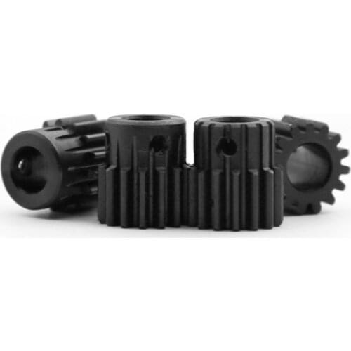 2pcs 1.5M Spur Gear 12 15T 5/6/8mm Bore Convex Gear 45# Steel Pinion Metal Transmission Gear High Frequency Quenching Of Teeth