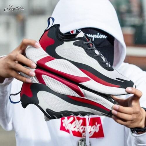 Jogthelete Spring Autumn New Outdoor Lightweight Sneaker Breathable Jogging Shoes Fashion Reflective Young Running Shoes 7zX010