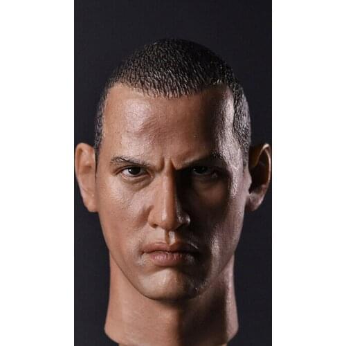 1/6 Johnson Carving Head Model Crazy Dummy CD 78002 Male Solider Head Sculpt For 12in Action Figure