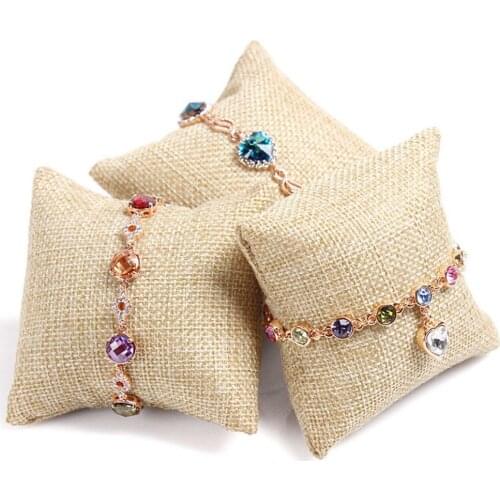 1pcs Velvet Cushion Stand Bracelet Holder Watch Display Pillows Storage Racks Storage Multi Color And Specification