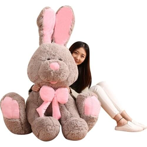1pc 30/45/60cm Lovely Long Ear Rabbit Plush Toys Stuffed Soft Kawaii Rabbit Pillow for Baby Girls Birthday Sleeping Appease Gift