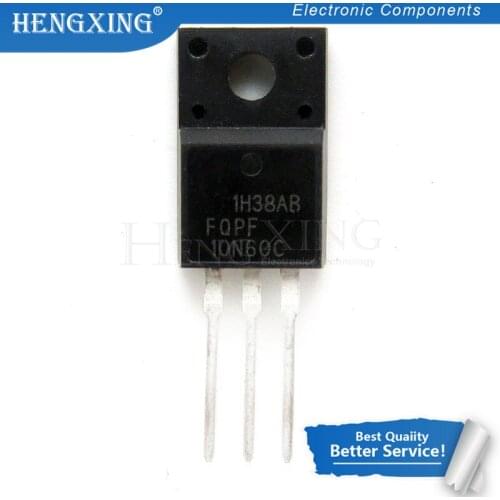 10pcs/lot FQPF10N60C FQPF10N60 10N60C 10N60 TO-220F In Stock