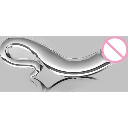 25mm Pyrex Glass Crystal Artificial Dildo Anal Butt Plug for Men Women Gay Bdsm Bondage Prostate Massage Fake Penis Sex Toys