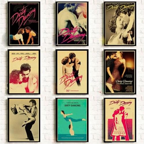 5D DIY Diamond Painting Popular Movie Dirty Dancing Poster Cross Stitch Kit Diamond Embroidery Picture of Rhinestones Home Decor