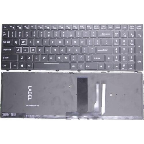 US English Backlit Keyboard For CLEVO N850 P950 P955 N950 N957 N855 CVM15F23USJ4309 6-80-N85H0-011-1 CVM15F23USJ430