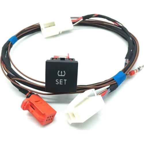 Car Parts TPMS Tire Tyre Pressure Warning Switch Button wiring harness Cable For VW Golf Jetta 5 MK5 6 MK6 56D927121 56D 927 121