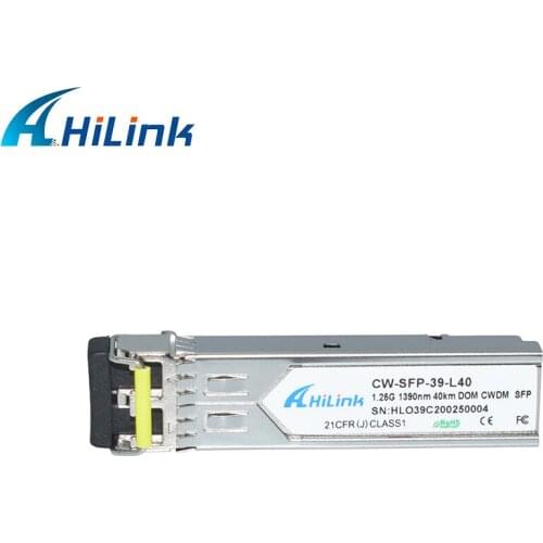 Free Shipping! Dual LC 1.25G 1390nm 40km CWDM SFP Transceiver with DOM Function