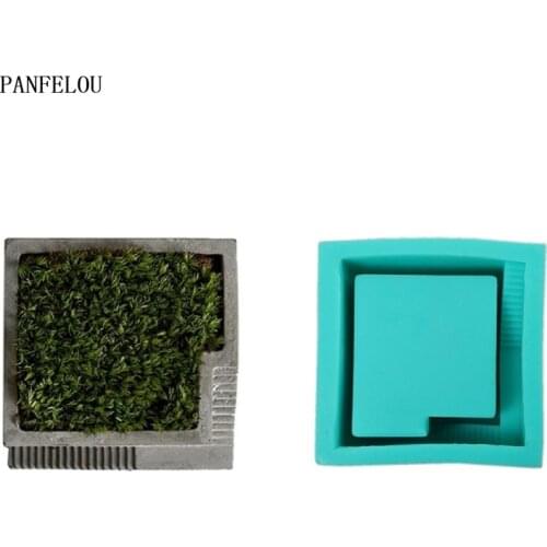 DIY flower pot Cakes Molds Silicone Mold Fondant Cake Chocolate Soap Candy Biscuit Sugar Mold Baking Kitchen Accessories