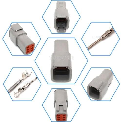 DTM04-6P 6 pin DTM series deutsch electrical connector